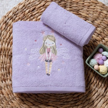 Πετσέτες Παιδικές Fairy Tale (Σετ 2τμχ) Lavender Nef-Nef Homeware