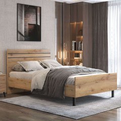 Bed No81 90x190x90cm Honey