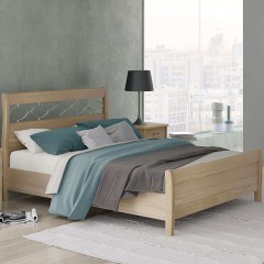 Bed Νο27 110x190x100cm Latte