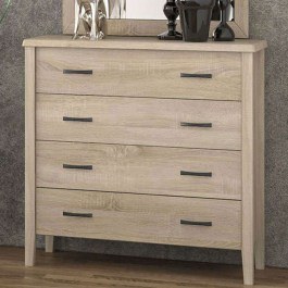 Chest Of Drawers Νο1 100x45x82cm Latte LATTE
