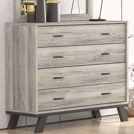 Chest Of Drawers Νο6 93,5x44,5x88cm Ash ASH