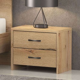 Bedside Table Νο4 50x35x44cm Honey HONEY