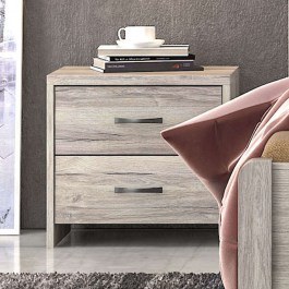 Bedside Table Νο4 50x35x44cm Ash ASH