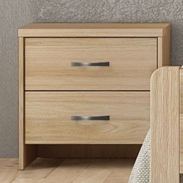 Bedside Table Νο4 50x35x44cm Latte LATTE