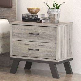 Bedside Table Νο6 54x44,5x54,5cm Ash ASH