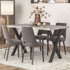 Τραπέζι Νο6 159x90x78cm Ash ASH