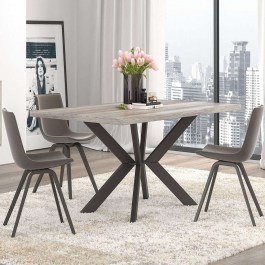 Τραπέζι Νο9 159x90x78cm Ash ASH