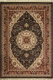 Χαλί Kirman New 6821 0069 Blue Βιοκαρπέτ BLUE