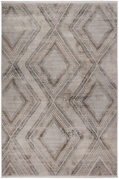 Χαλί Germaine JG37A Light Grey-Dark Beige Βιοκαρπέτ