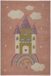 Χαλί Yolo 70400 255 Pink-Multi Βιοκαρπέτ PINK-MULTI