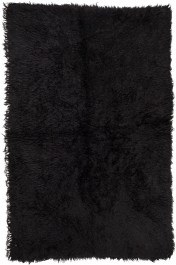Χαλί Flokati 32 Black Βιοκαρπέτ BLACK