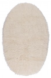 Χαλί Flokati Natural 1700gr White Βιοκαρπέτ WHITE