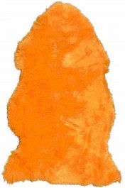 Carpet Sheep Skin Orange 65X105 Βιοκαρπέτ ORANGE