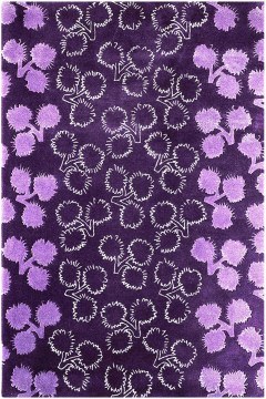 Χαλί Cacharel Tufted 1011 Pompon Chardon Purple Βιοκαρπέτ
