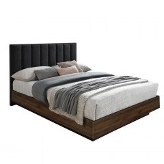 Κρεβάτι Boxy (Για Στρώμα 160x200cm) 211,5x165xH111,2cm Dark Grey 09-1236