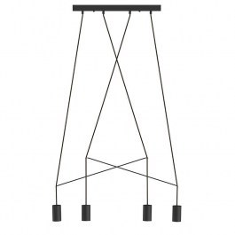 Φωτιστικό Οροφής - Ράγα Imbria IV 9192 Black Nowodvorski BLACK