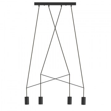 Ceiling Illuminant Imbria IV 9192 Black Nowodvorski