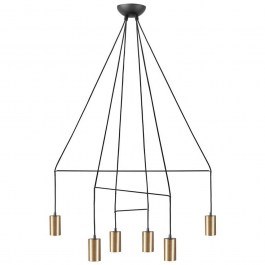 Φωτιστικό Οροφής Imbria 7956 6x10W GU10 Solid Brass Nowodvorski BRASS