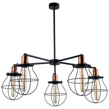 Ceiling Illuminant Manufacture V 9738 Black-Copper Nowodvorski