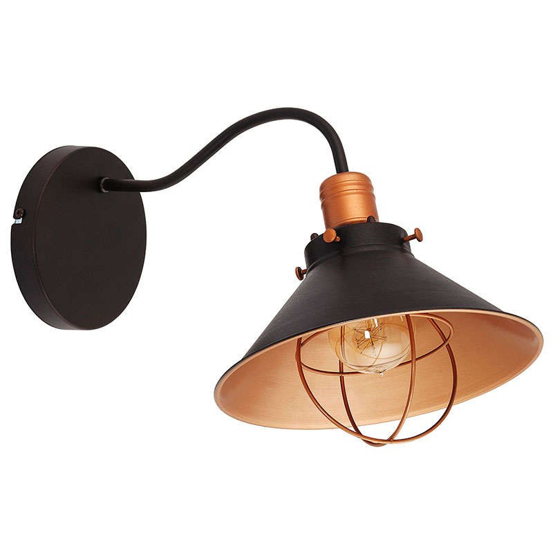 Φωτιστικό Τοίχου Garret I 6442 Chocolate-Copper Nowodvorski