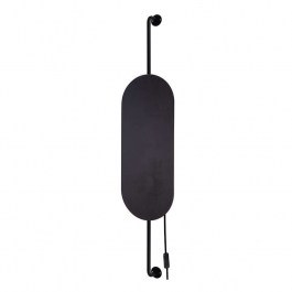Φωτιστικό Τοίχου Wheel Lux II 8428 Black Nowodvorski BLACK