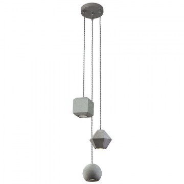 Ceiling Illuminant Geometric III 9695 Concrete Nowodvorski