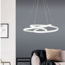 Ceiling Lamp Giove/B 2413 D51,5x25/90cm 48W White Sikrea WHITE