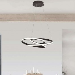 Ceiling Lamp Giove/C 2406 D51,5x25/90cm 48W Black Sikrea BLACK