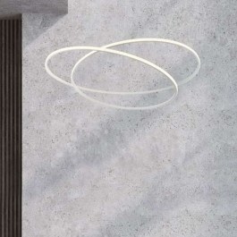 Ceiling Lamp Glem/100B 2390 D100x45/90cm 75W White Sikrea WHITE