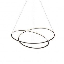 Ceiling Lamp Glem/60C 2369 D60x45/90cm 50W Black Sikrea BLACK