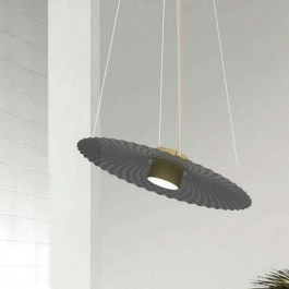 Ceiling Lamp Ledy/N 9979 D50x30/100cm Black-Gold Sikrea BLACK-GOLD