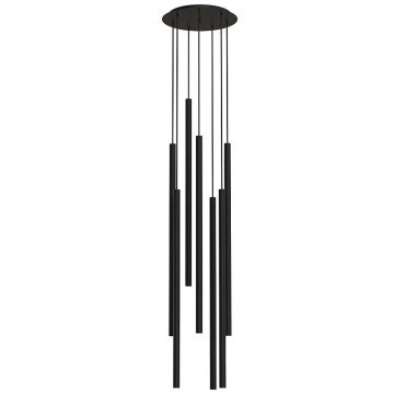 Φωτιστικό Οροφής Laser 7667 7xG9 100 Black Nowodvorski