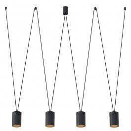 Ceiling Lamp More Tone 7814 4x10W GU10 Black-Gold Nowodvorski BLACK-GOLD