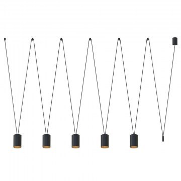 Φωτιστικό Οροφής More Tone 7817 5x10W GU10 Black-Gold Nowodvorski