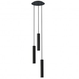 Φωτιστικό Οροφής Baton 7856 3xE27 10W Black Nowodvorski BLACK