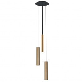 Φωτιστικό Οροφής Baton 7855 3xE27 10W Solid Brass Nowodvorski BRASS