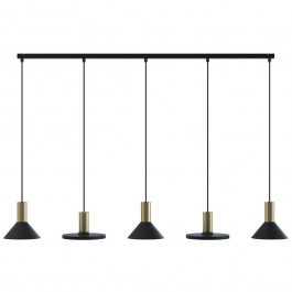 Φωτιστικό Οροφής - Ράγα Hermanos 8032 5xGU10 max 10W Black-Solid Brass Nowodvorski BLACK-BRASS