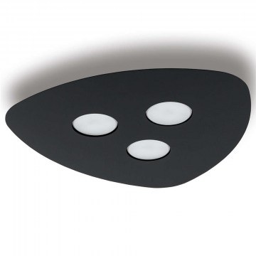 Ceiling Lamp Organic 8302 3xGX53 12W 39,5cm Black Nowodvorski