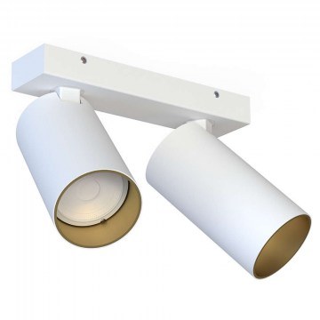 Φωτιστικό Οροφής - Σποτ Mono 7774 2xGU10 10W White-Gold Nowodvorski