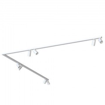 Ceiling Light - Spot Mono Corner 7753 8xGU10 10W 2X200 White Nowodvorski