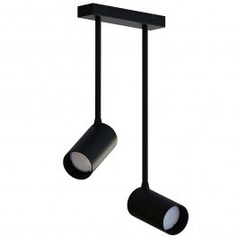 Φωτιστικό Οροφής - Σποτ Mono Long 7730 2xGU10 10W Black Nowodvorski BLACK