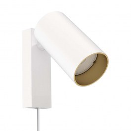 Wall Lamp Mono Kinkiet 7773 Με Καλώδιο 1xGU10 10W White-Gold Nowodvorski WHITE-GOLD