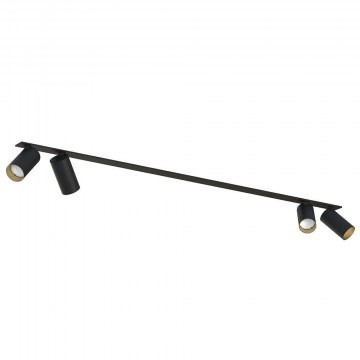 Φωτιστικό Οροφής - Σποτ Mono Surface 7692 4xGU10 10W Black-Gold Nowodvorski