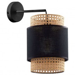 Φωτιστικό Τοίχου - Απλίκα Boho 6550 1xΕ27 15W 29x36cm Black TK Lighting BLACK