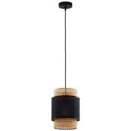 Φωτιστικό Οροφής Boho 6540 1xΕ27 15W Φ20cm 170cm Black TK Lighting BLACK