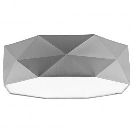 Φωτιστικό Οροφής - Πλαφονιέρα Kantoor 1566 4xΕ27 52x17cm Grey TK Lighting GREY