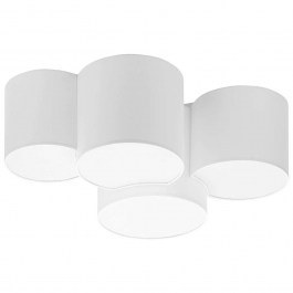 Φωτιστικό Οροφής - Πλαφονιέρα Mona 3442 4xΕ27 15W 69x30cm White TK Lighting WHITE