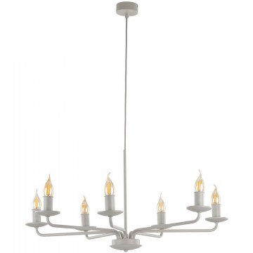 Pendant Lamp Limal 10254 72x86cm 7xΕ14 10W Beige TK Lighting