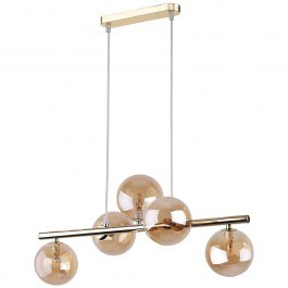 Φωτιστικό Οροφής - Ράγα Estera Gold 4549 5xG9 6W 63x115cm Gold TK Lighting GOLD