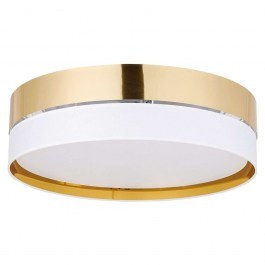 Φωτιστικό Οροφής - Πλαφονιέρα Hilton 4773 4xΕ27 15W Φ60cm 16,5cm White-Gold TK Lighting WHITE-GOLD